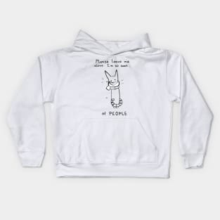 I'm so sick of people - light ($ for SilverCord-VR) Kids Hoodie